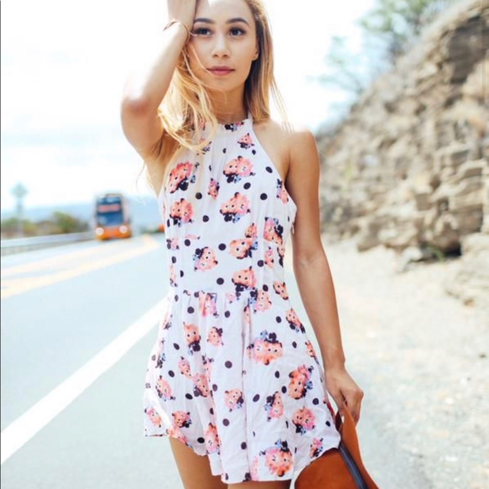 Free People Mon Cheri Halter Dress